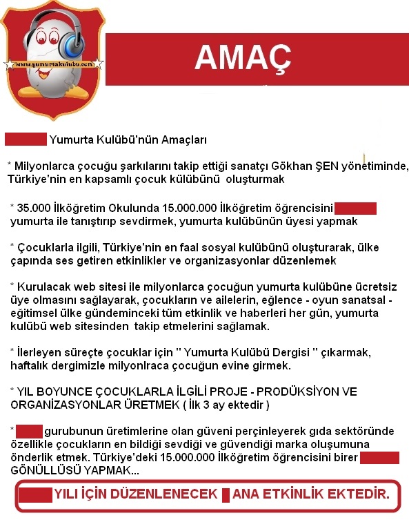 ÇOCUK VE YUMURTA PROJESİ